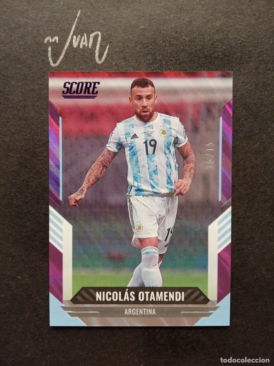 Cromos de f&uacute;tbol: NUMERADA #/15 PURPLE OTAMENDI BENFICA ARGENTINA MUNDIAL 2026 ⚽ PANINI &reg; SCORE FIFA 2021 2022 21 22
