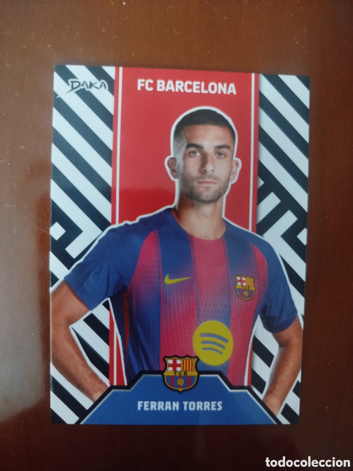Cromos de f&uacute;tbol: DAKA. F.C.BARCE&Ntilde;ONA. FERRAN TORRES.