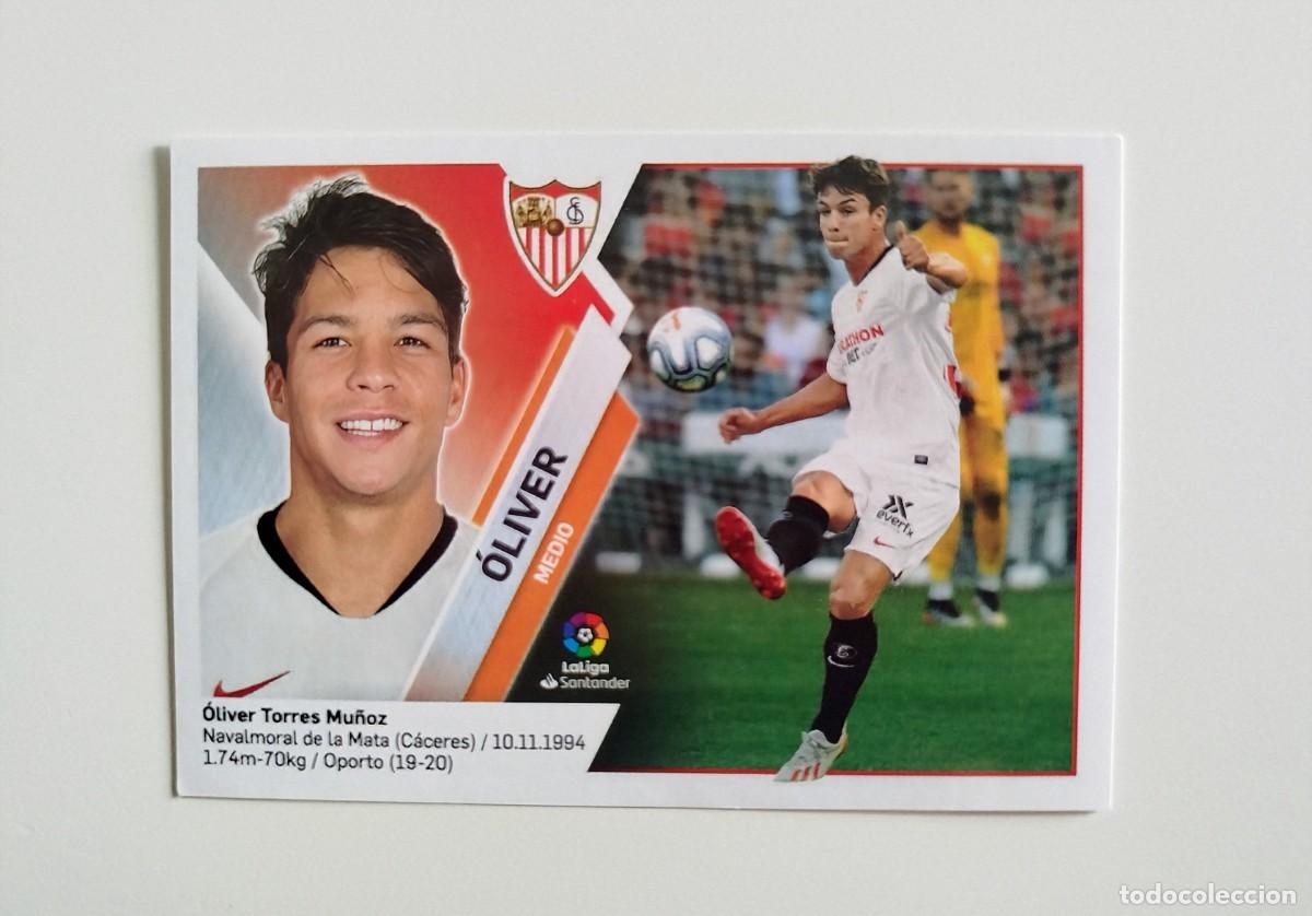Cromos de f&uacute;tbol: Oliver &Uacute;LTIMOS FICHAJES 26 SIN PEGAR Sevilla FC Liga Ediciones Este 19 20 / 2019 2020