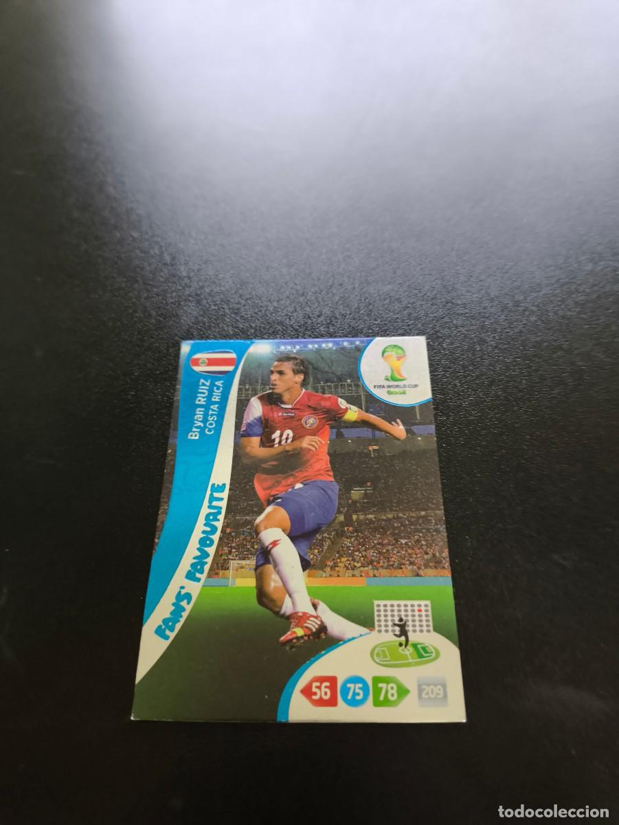 Cromos de f&uacute;tbol: Bryan Ruiz COSTA RICA FANS FAVOURITE PANINI ADRENALYN WORLD CUP MUNDIAL BRASIL 2014 N LIGA ESTE