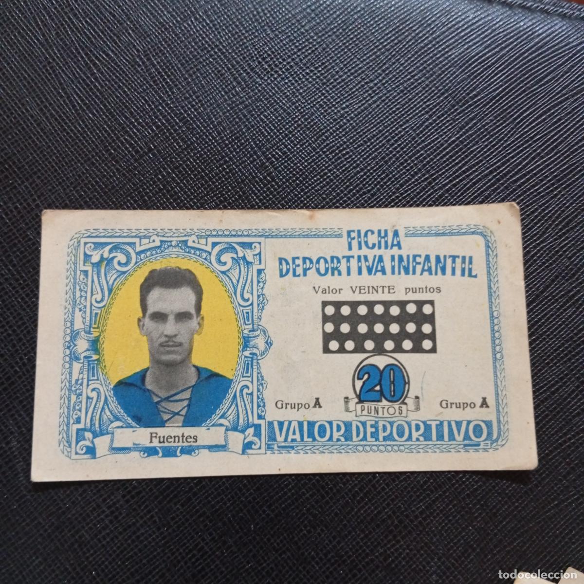 Cromos de Futebol: FUENTES CELTA FICHA DEPORTIVA INFANTIL 1943 1944 LIGA CROMO FUTBOL 43 44 - A150 PG253