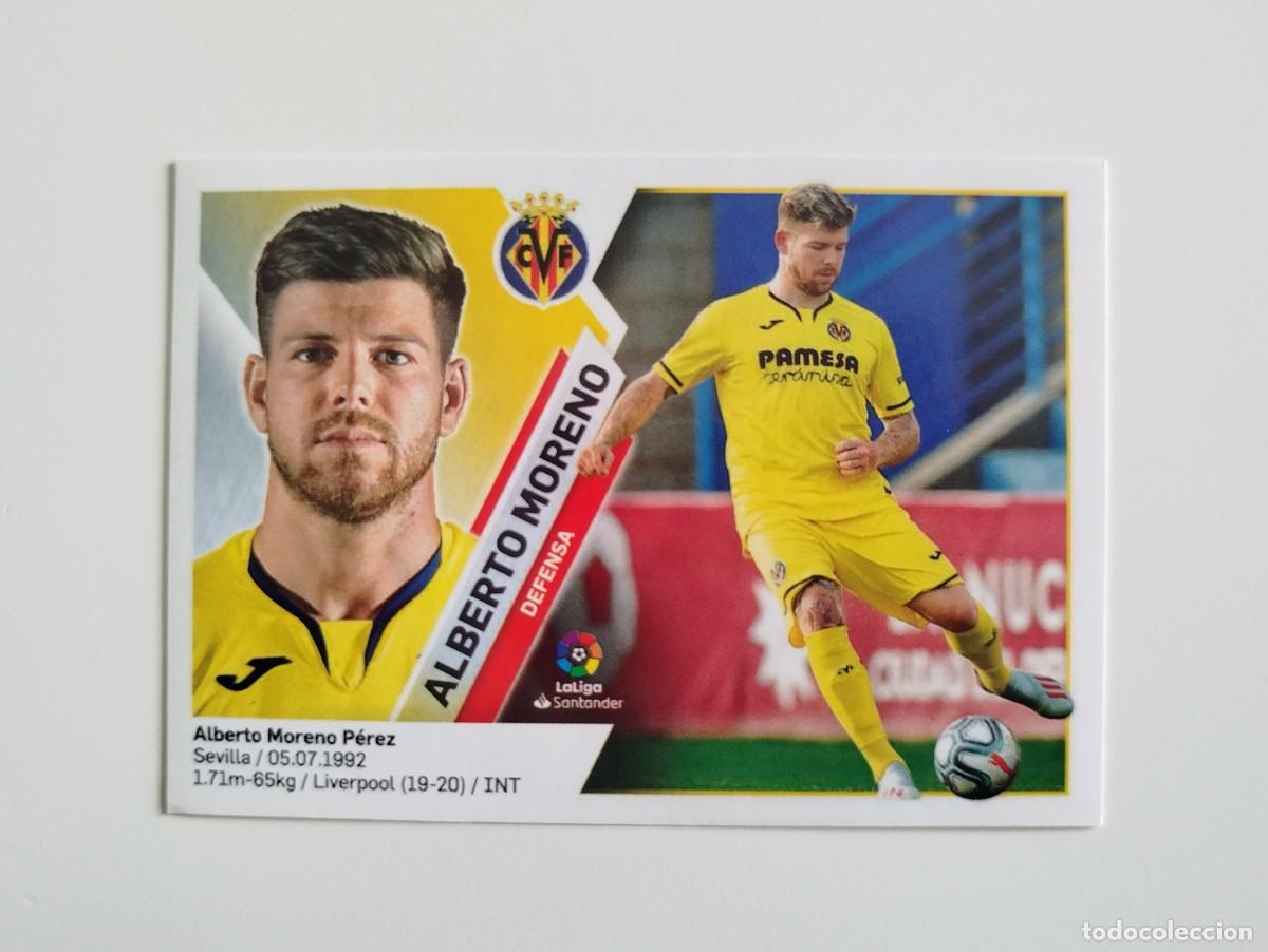 Cromos de Futebol: Alberto Moreno &Uacute;LTIMOS FICHAJES 22 SIN PEGAR Villarreal CF Liga Ediciones Este 19 20 / 2019 2020