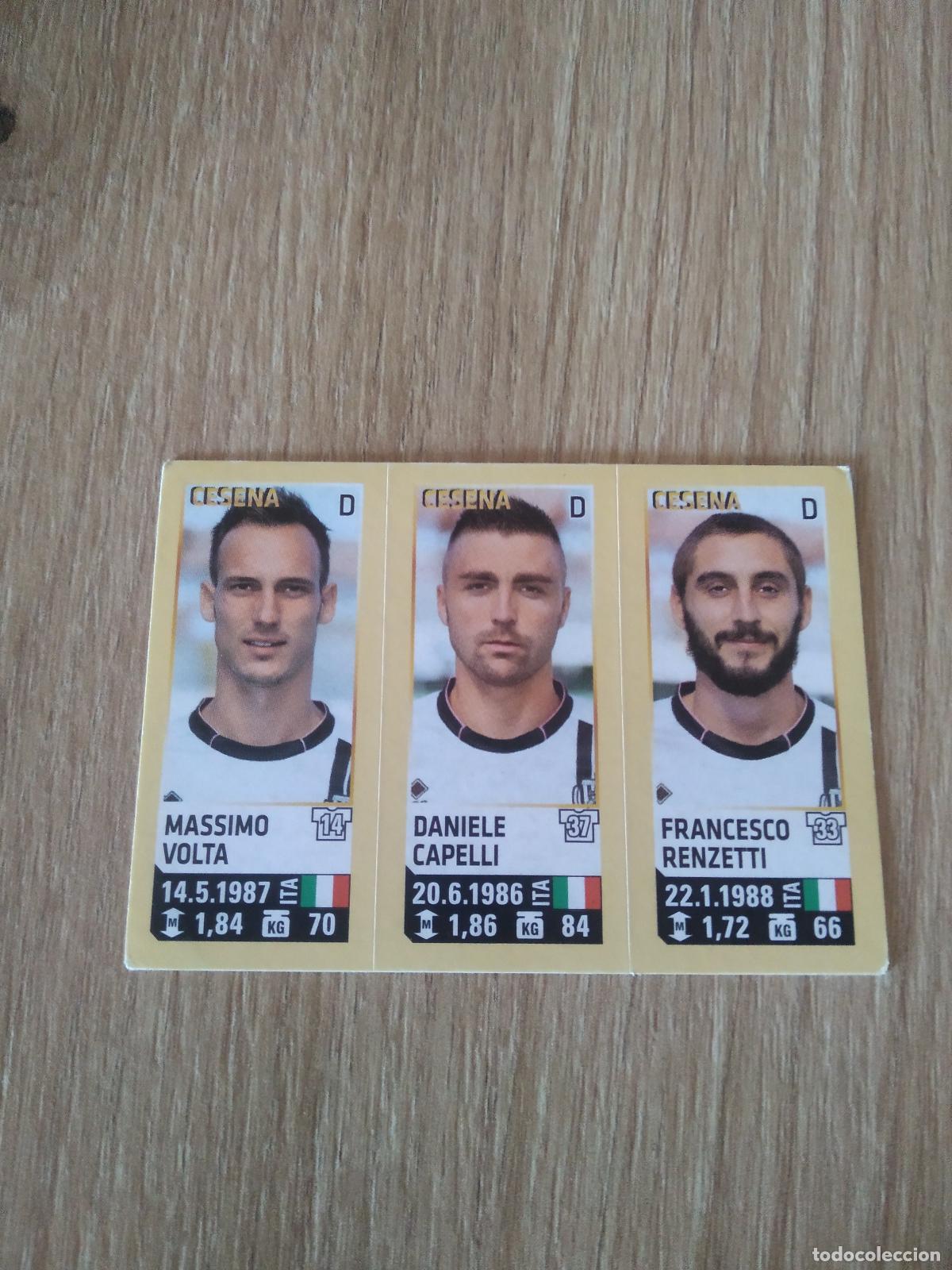 Cromos de F&uacute;tbol: 629 VOLTA CAPELLI RENZETTI CESENA CROMO FUTBOL PANINI LIGA ITALIA 13-14 CALCIATORI 2013-2014
