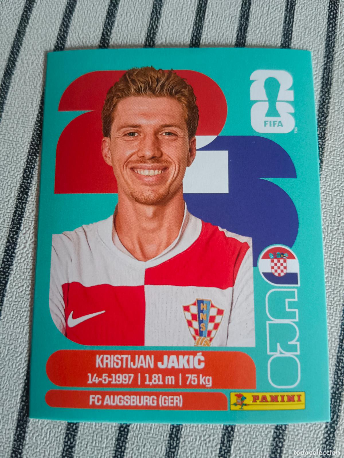 Cromos de F&uacute;tbol: MUNDIAL 2026 ESTADOS UNIDOS USA MEXICO MEJICO CANADA CRO 8 CRO8 KRISTIJAN JAKIC CROACIA FIFA