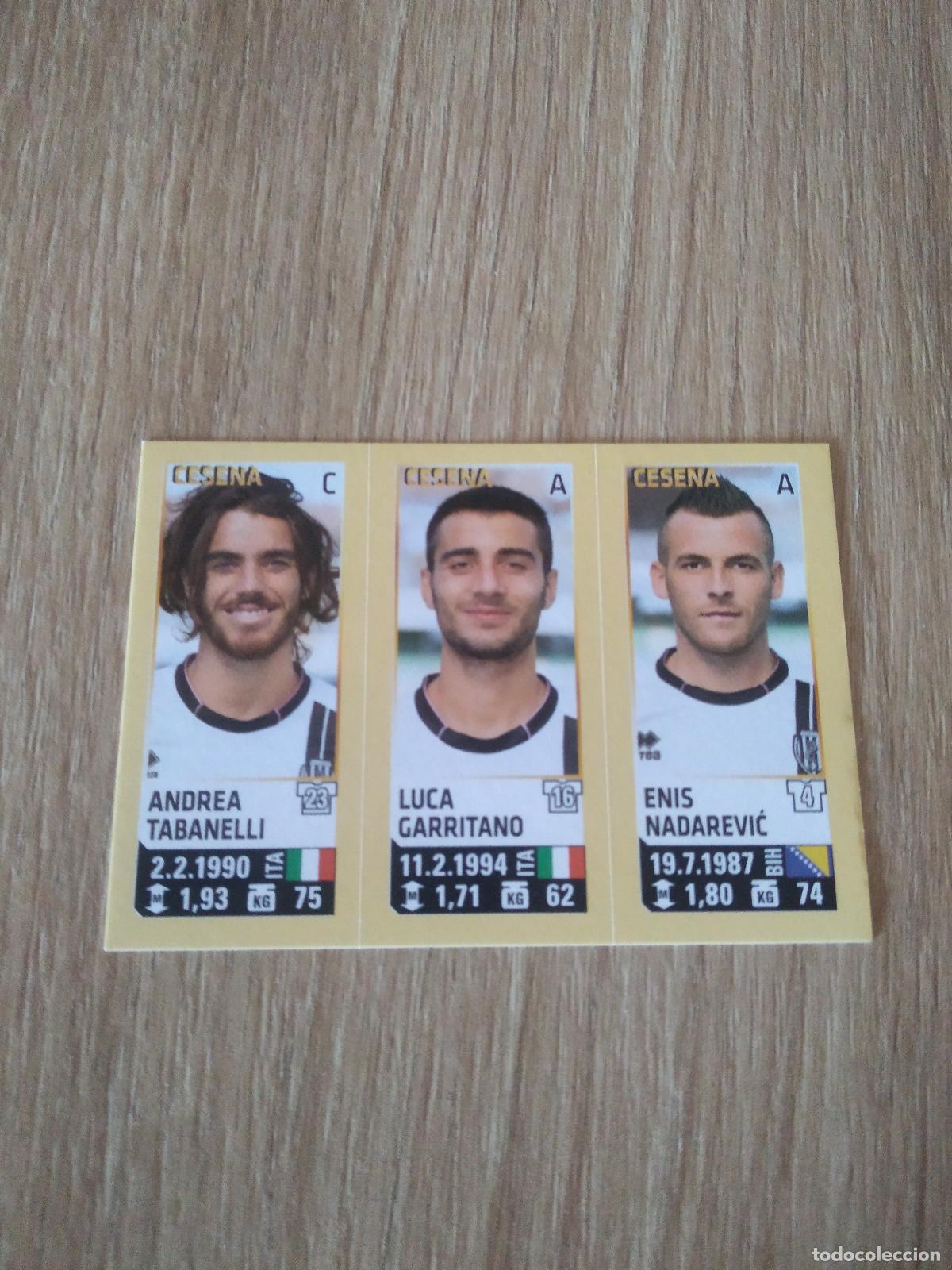 Cromos de F&uacute;tbol: 632 TABANELLI GARRITANO NADAREVIC CESENA CROMO FUTBOL PANINI LIGA ITALIA 13-14 CALCIATORI 2013-2014