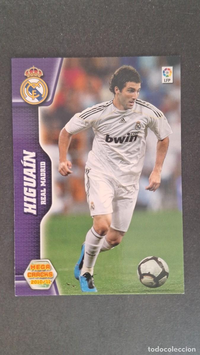 Cromos de F&uacute;tbol: L1 HIGUAIN REAL MADRID 179 PANINI MEGACRACKS 2010 2011 10 11