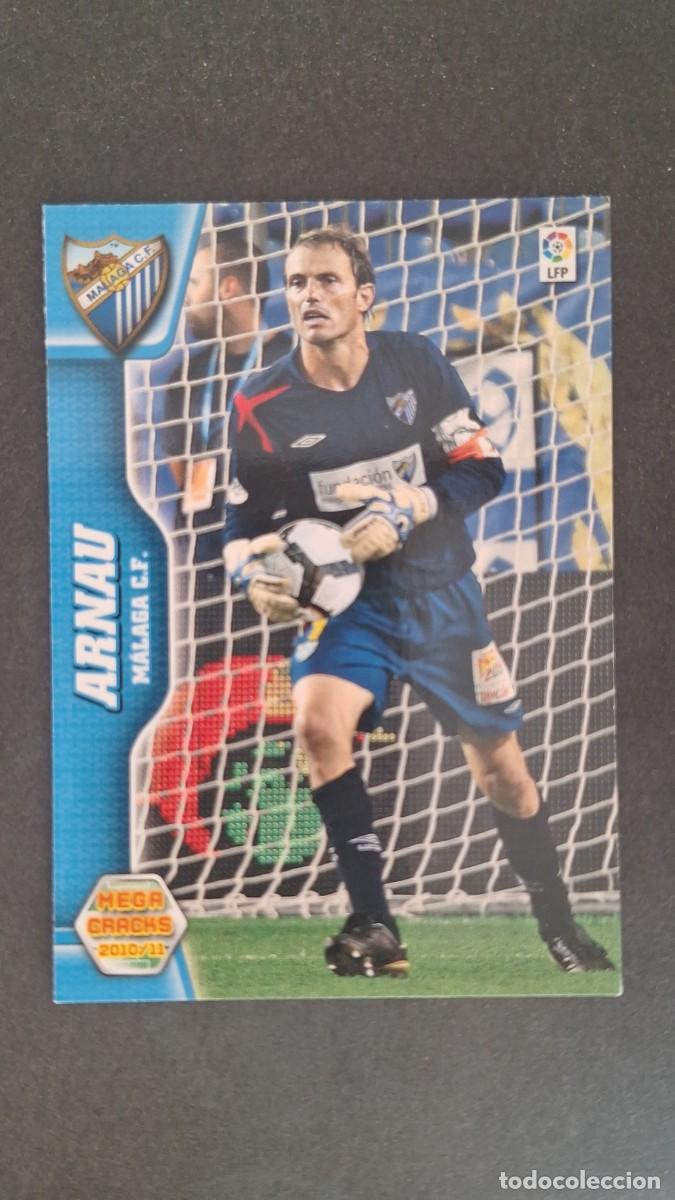 Cromos de F&uacute;tbol: L1 ARNAU MALAGA C. F. 182 PANINI MEGACRACKS 2010 2011 10 11