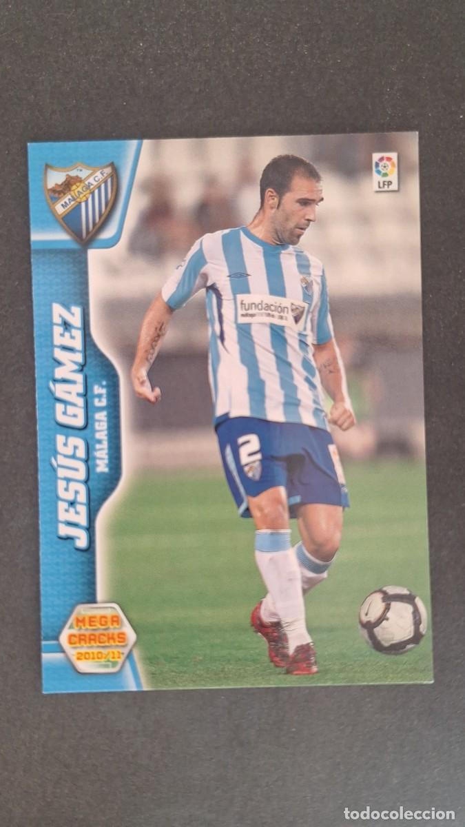 Cromos de F&uacute;tbol: L1 JESUS GAMEZ MALAGA C. F. 183 PANINI MEGACRACKS 2010 2011 10 11