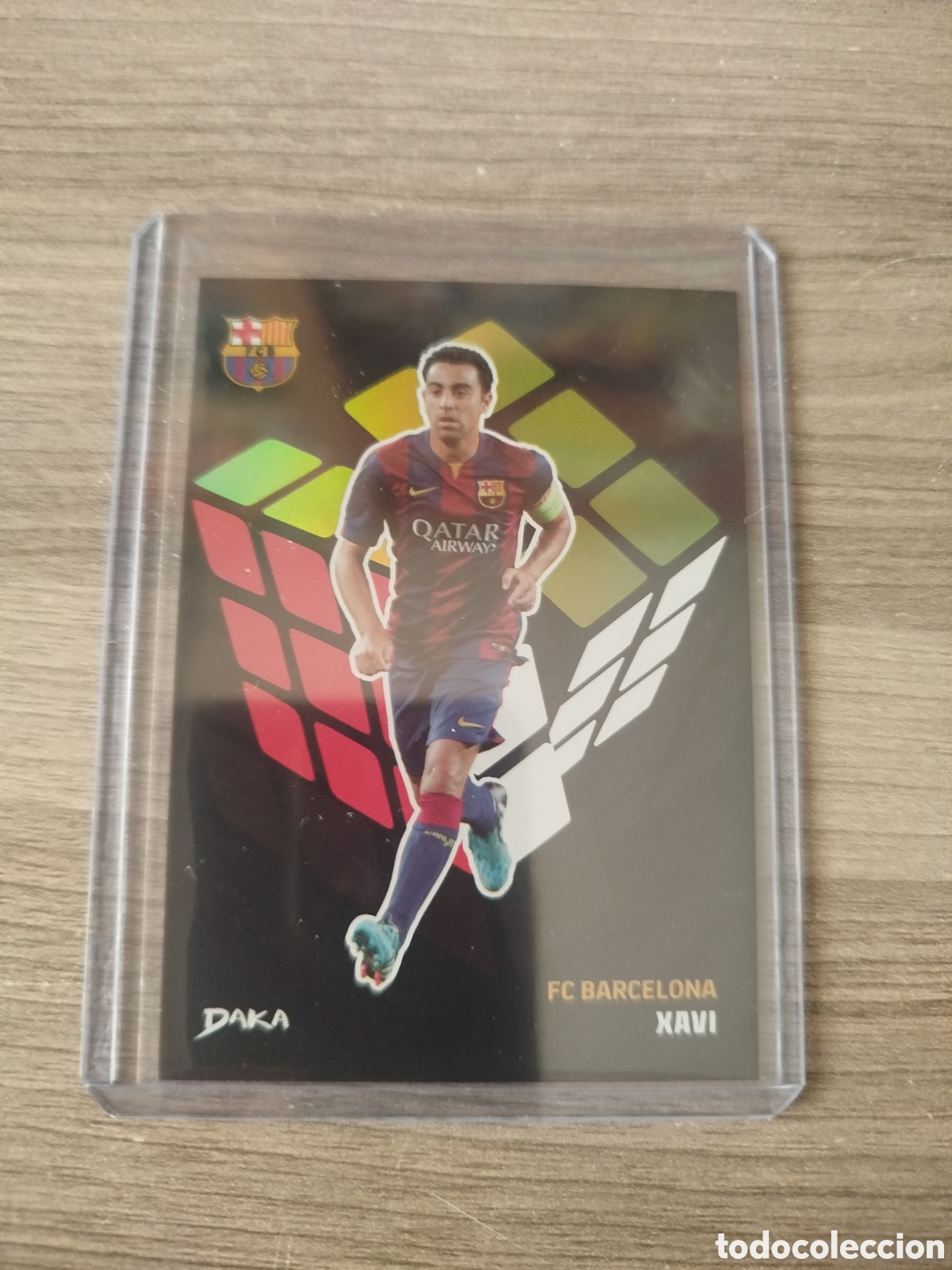 Cromos de F&uacute;tbol: DAKA. F.C.BARCELONA. XAVI (NUMERADA.145/199).