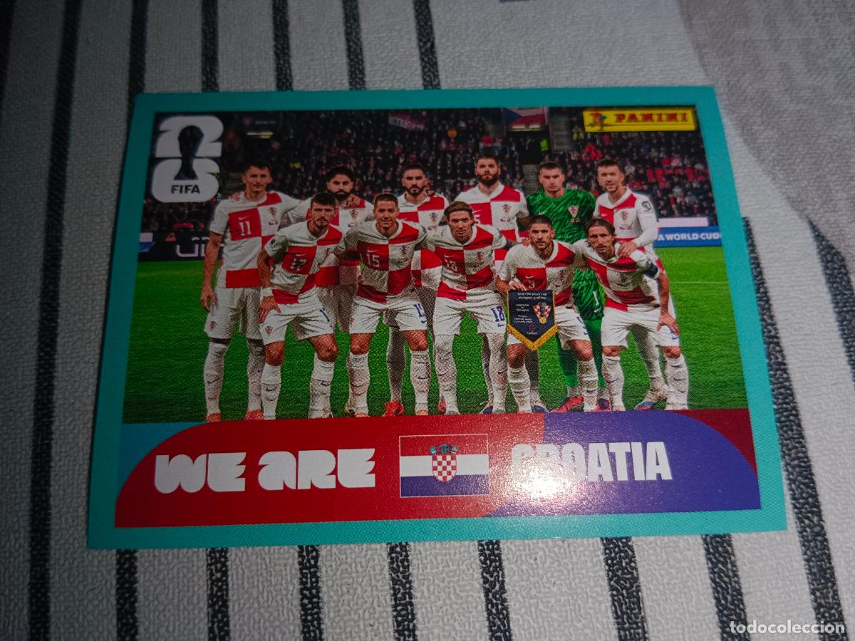 Cromos de F&uacute;tbol: MUNDIAL 2026 ESTADOS UNIDOS USA MEXICO MEJICO CANADA CRO 13 CRO13 ALINEACION CROACIA FIFA