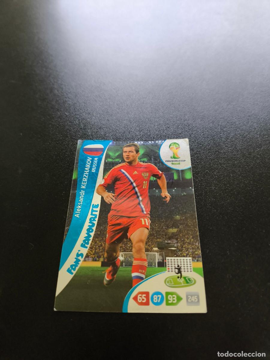 Cromos de F&uacute;tbol: Aleksandr Kerzhakov RUSIA FANS FAVOURITE PANINI ADRENALYN WORLD CUP MUNDIAL BRASIL 2014 N LIGA ESTE