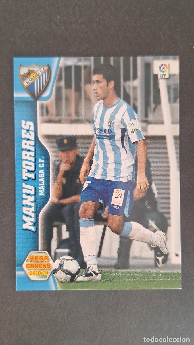Cromos de F&uacute;tbol: L1 MANU TORRES MALAGA C. F. 186 PANINI MEGACRACKS 2010 2011 10 11
