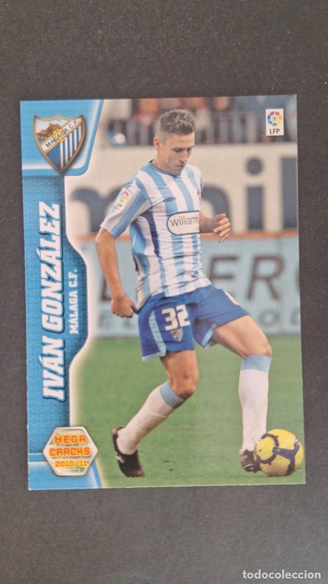 Cromos de F&uacute;tbol: L1 IVAN GONZALEZ MALAGA C. F. 188 PANINI MEGACRACKS 2010 2011 10 11