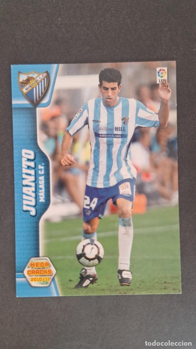 Cromos de F&uacute;tbol: L1 JUANITO MALAGA C. F. 189 PANINI MEGACRACKS 2010 2011 10 11