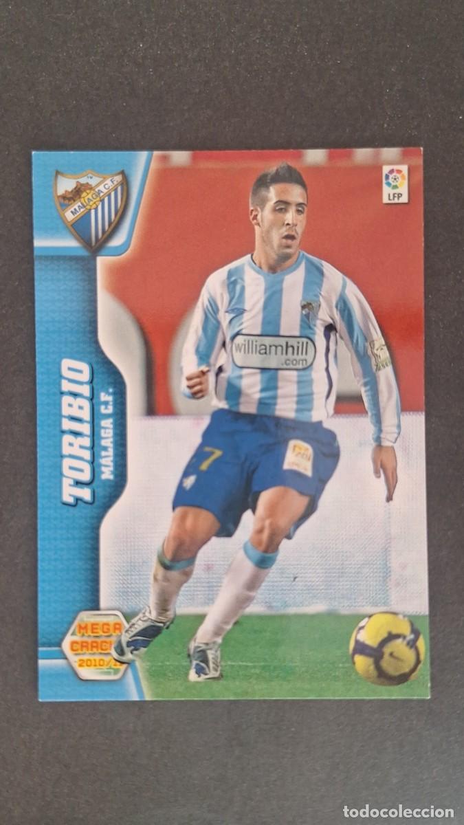 Cromos de F&uacute;tbol: L1 TORIBIO MALAGA C. F. 190 PANINI MEGACRACKS 2010 2011 10 11