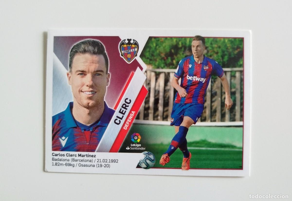 Fu&szlig;ball-Sticker: Clerc &Uacute;LTIMOS FICHAJES 18 SIN PEGAR Levante UD Liga Ediciones Este 19 20 / 2019 2020