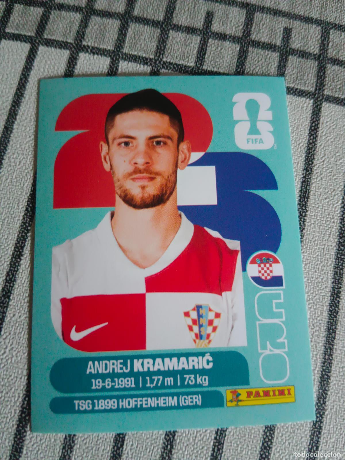 Fu&szlig;ball-Sticker: MUNDIAL 2026 ESTADOS UNIDOS USA MEXICO MEJICO CANADA CRO 19 CRO19 ANDREJ KRAMARIC CROACIA FIFA