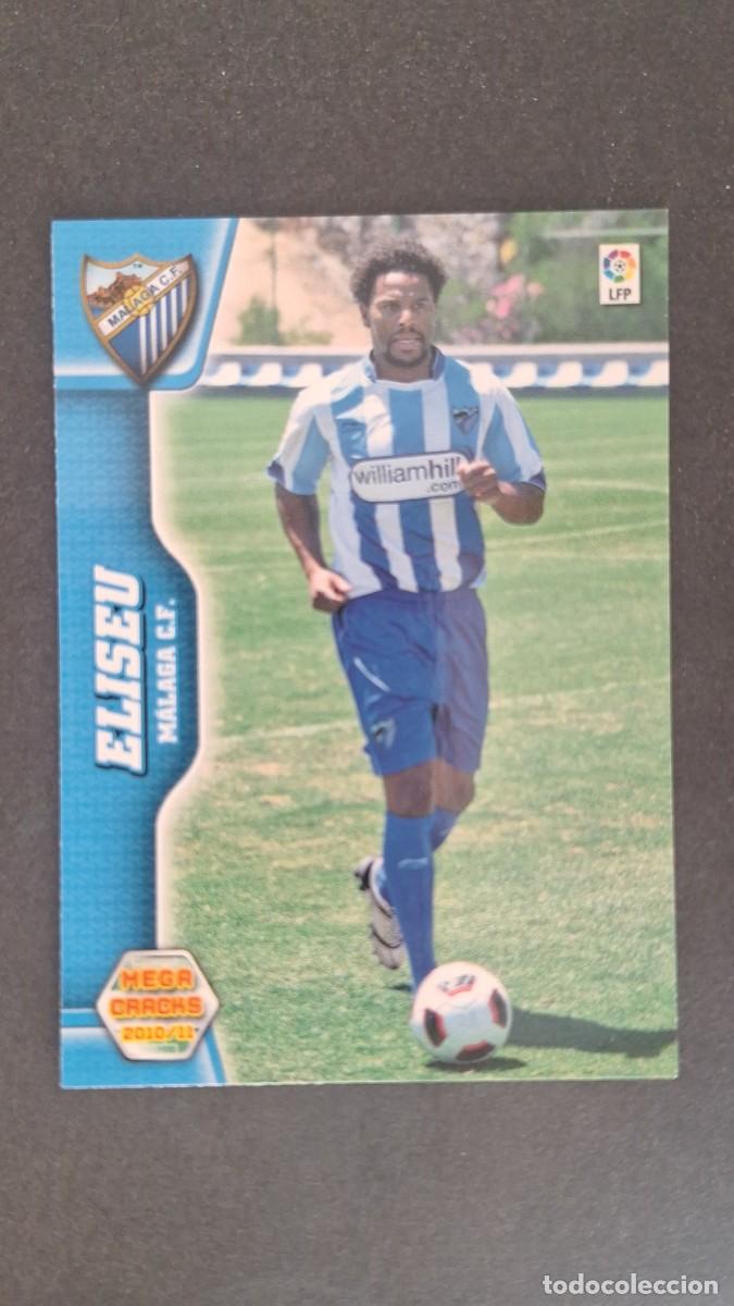 Fu&szlig;ball-Sticker: L1 ELISEU MALAGA C. F. 195 PANINI MEGACRACKS 2010 2011 10 11
