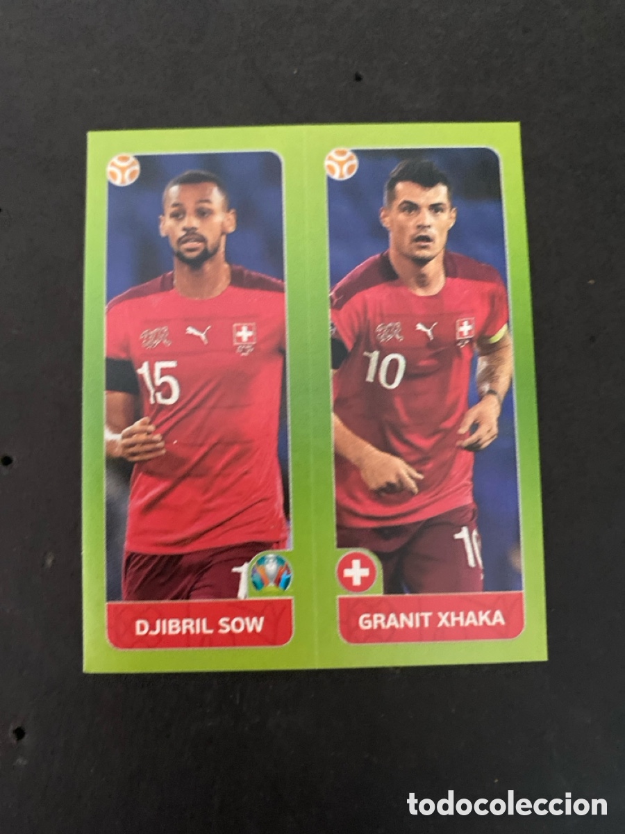 Fu&szlig;ball-Sticker: Cromo Mundial Euro 2020 Suiza N* 41b - 41 a