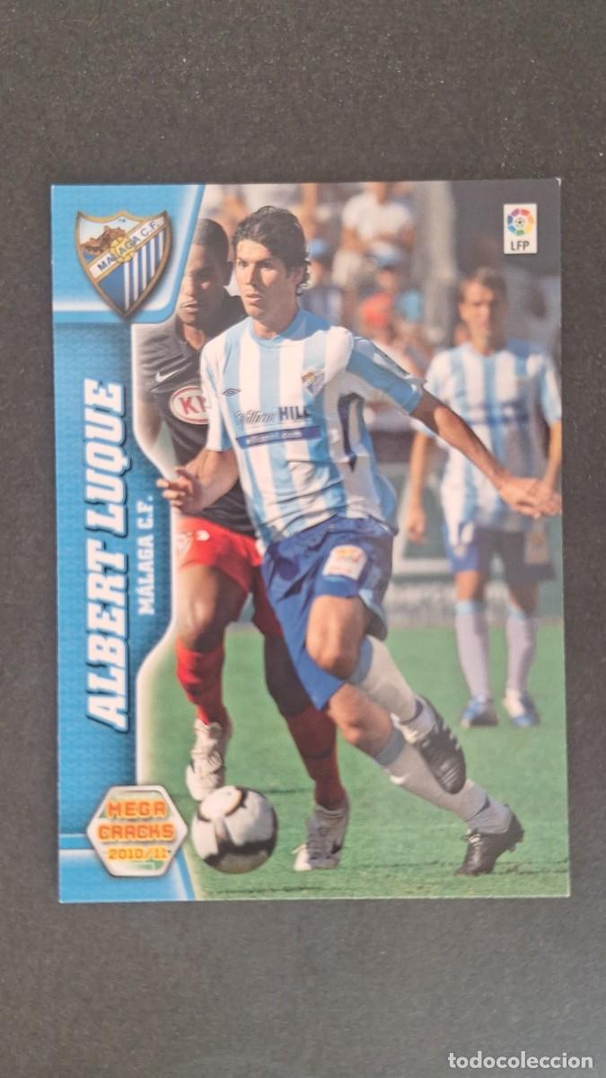Fu&szlig;ball-Sticker: L1 ALBERT LUQUE MALAGA C. F. 198 PANINI MEGACRACKS 2010 2011 10 11