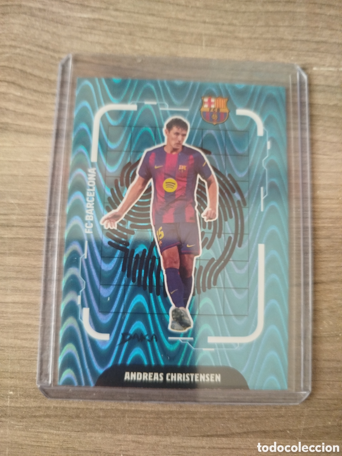 Fu&szlig;ball-Sticker: DAKA. F.C.BARCELONA. CHRISTENSEN (NUMERADA.130/149).