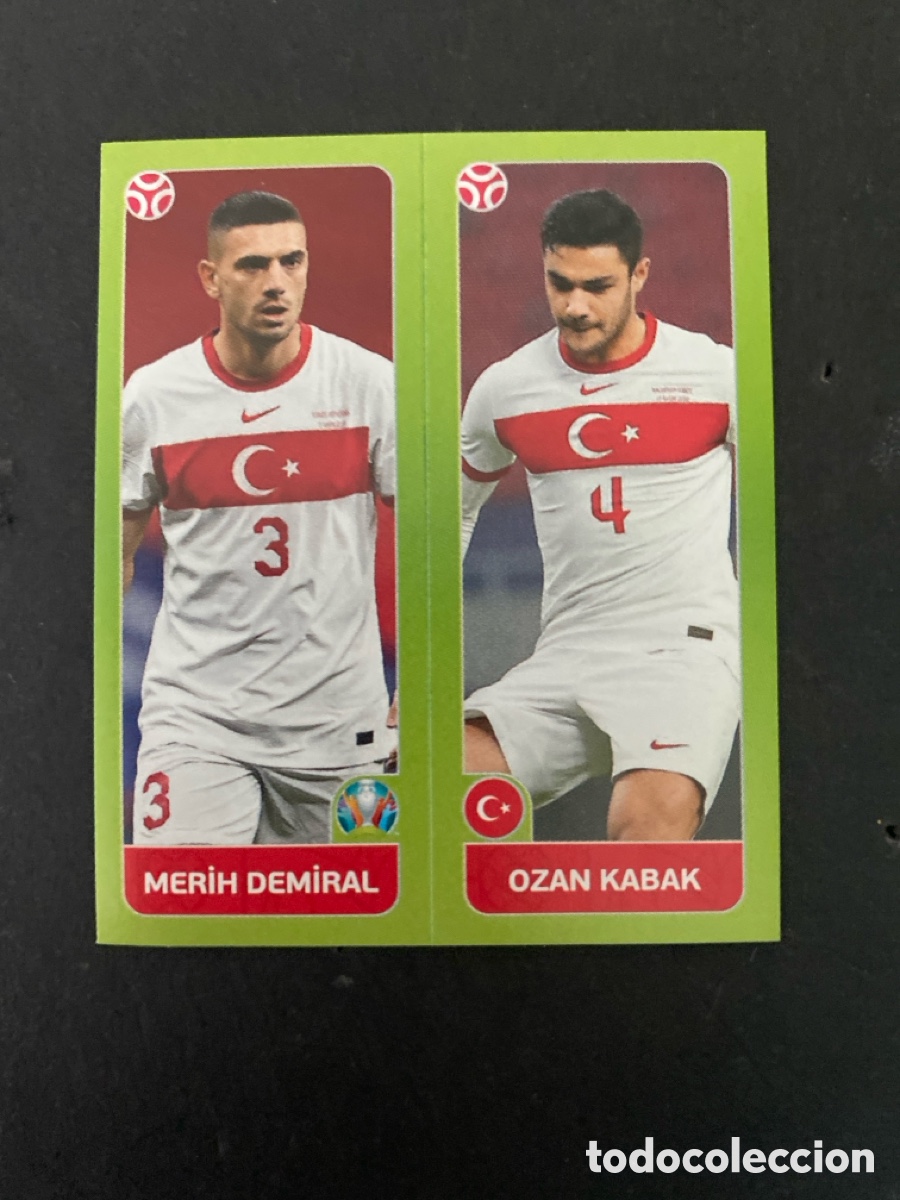 Fu&szlig;ball-Sticker: Cromo Mundial Euro 2020 Turquia N* 87b-88a
