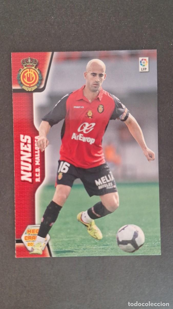 Fu&szlig;ball-Sticker: L1 NUNES R. C. D. MALLORCA 205 PANINI MEGACRACKS 2010 2011 10 11