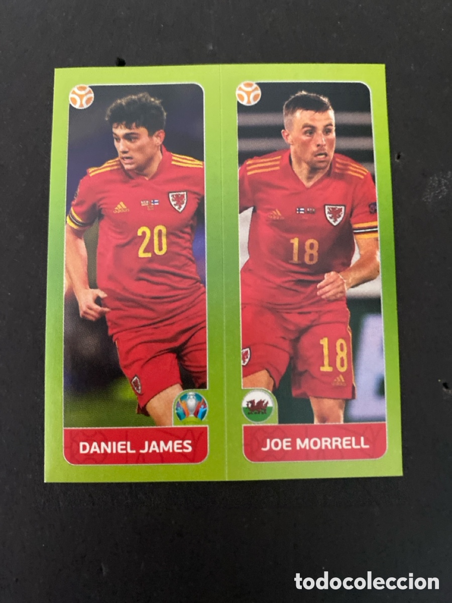 Cromos de Futebol: Cromo Mundial Euro 2020 Pais Gal&eacute;s N* 95b-95a