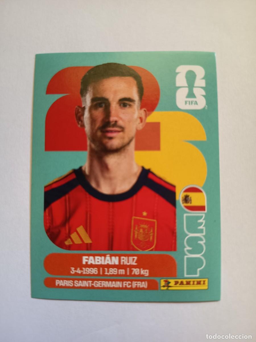 Football Stickers: CROMO ESP 12 ESP12 FABI&Aacute;N RUIZ ESPA&Ntilde;A SPAIN PSG PARIS - PANINI MUNDIAL WORLD CUP 2026 STICKERS FIFA