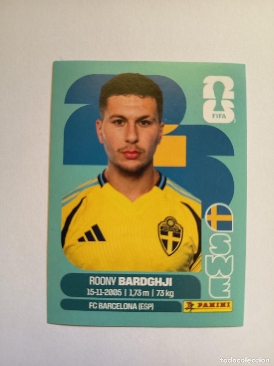 Cromos de f&uacute;tbol: CROMO SWE 16 SWE16 ROONY BARDGHJI SUECIA SWEDEN ROOKIE - PANINI MUNDIAL WORLD CUP 2026 STICKERS FIFA