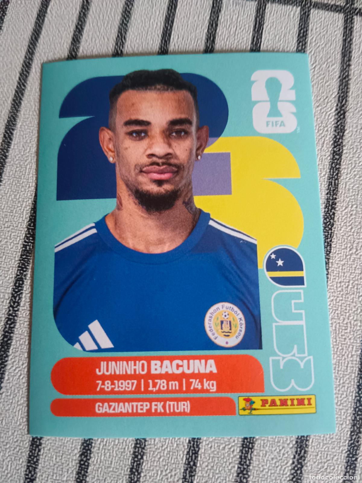 Cromos de Futebol: MUNDIAL 2026 ESTADOS UNIDOS USA MEXICO MEJICO CANADA CUW 11 CUW11 JUNINHO BACUNA CURAZAO FIFA