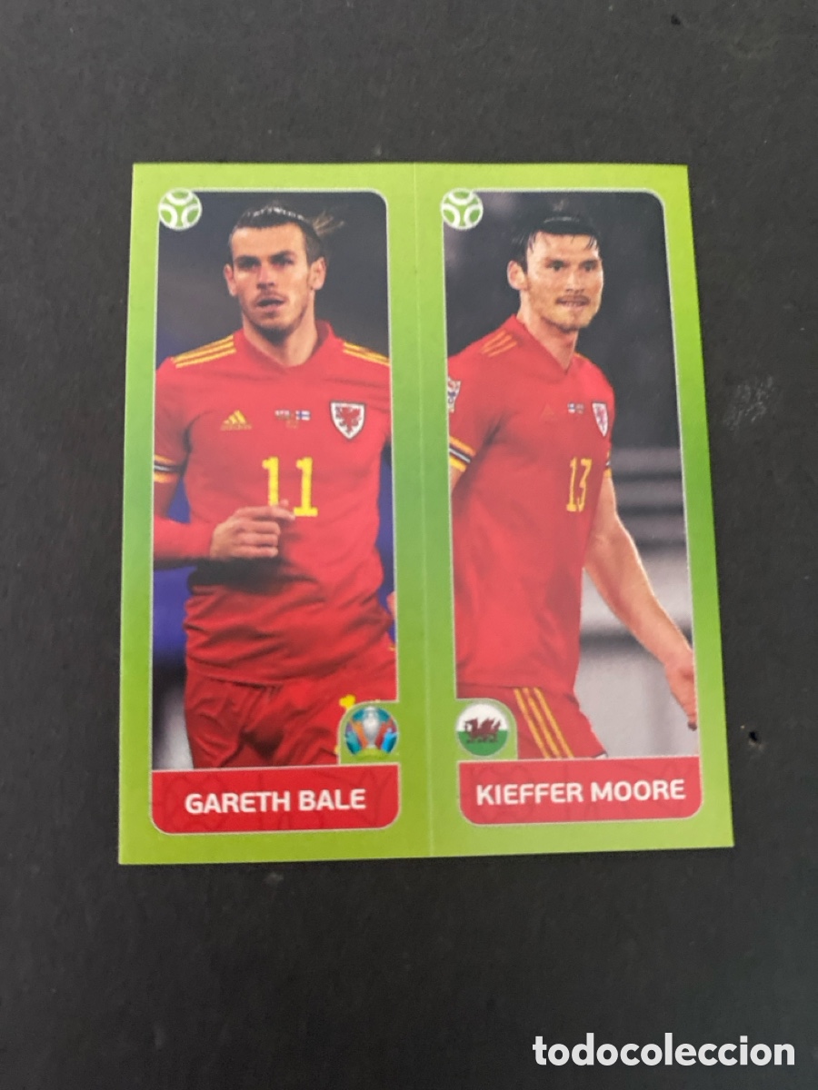 Figurine di Calcio: Cromo Mundial Euro 2020 Pais Gal&eacute;s N* 97b-97a