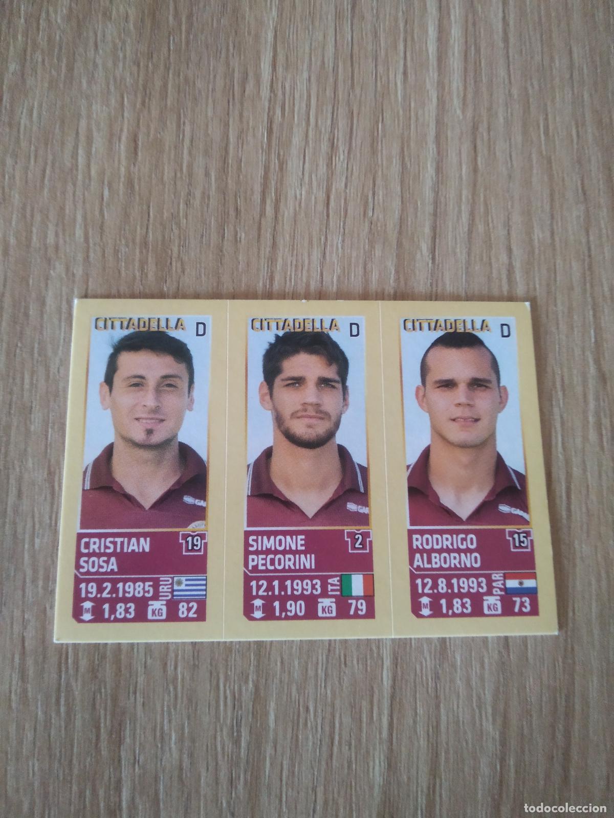 Figurine di Calcio: 638 SOSA PECORINI ALBORNO CITTADELLA CROMO FUTBOL PANINI LIGA ITALIA 13-14 CALCIATORI 2013-2014