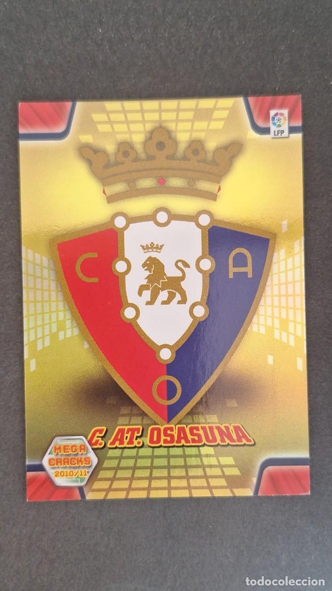 Figurine di Calcio: L1 ESCUDO C. A. OSASUNA 217 PANINI MEGACRACKS 2010 2011 10 11