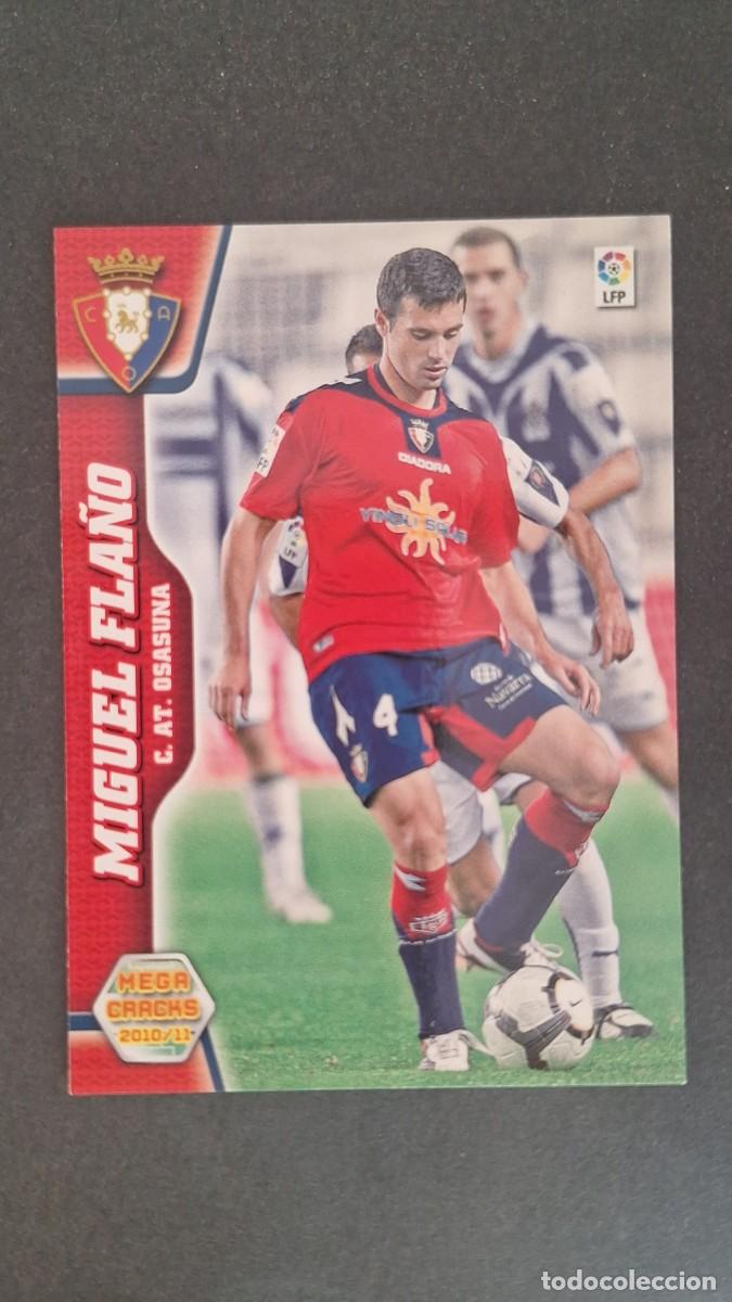 Figurine di Calcio: L1 MIGUEL FLA&Ntilde;O C. A. OSASUNA 222 PANINI MEGACRACKS 2010 2011 10 11
