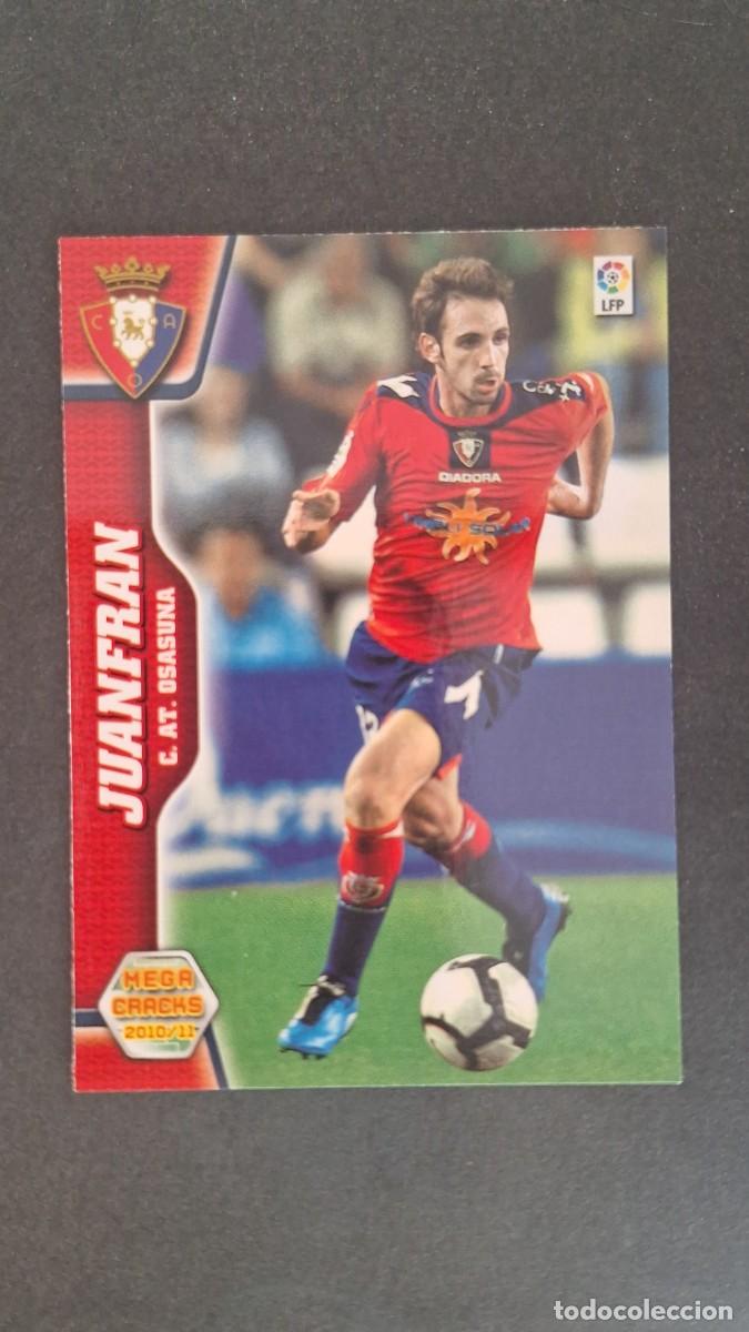 Cromos de F&uacute;tbol: L1 JUANFRAN C. A. OSASUNA 229 PANINI MEGACRACKS 2010 2011 10 11