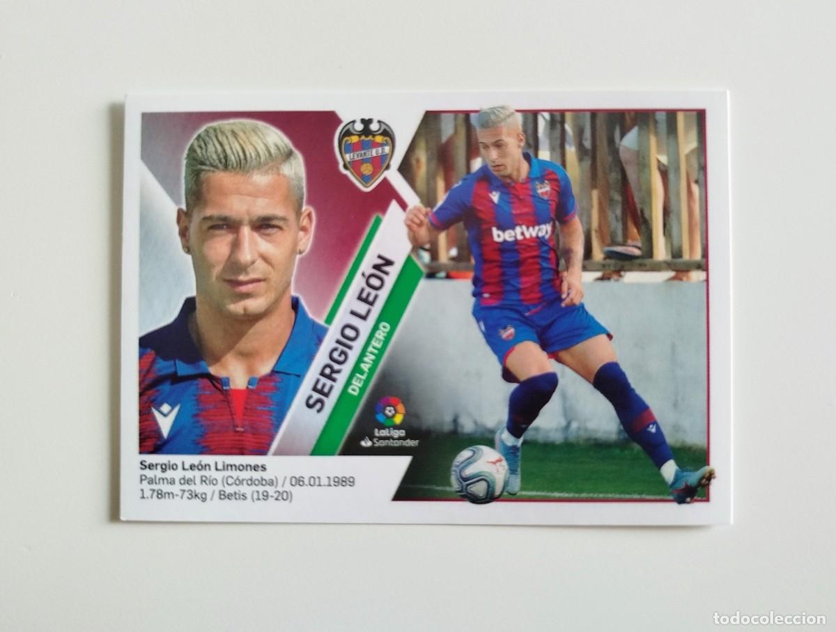 Cromos de F&uacute;tbol: Sergio Le&oacute;n &Uacute;LTIMOS FICHAJES 7 SIN PEGAR Levante UD Liga Ediciones Este 19 20 / 2019 2020