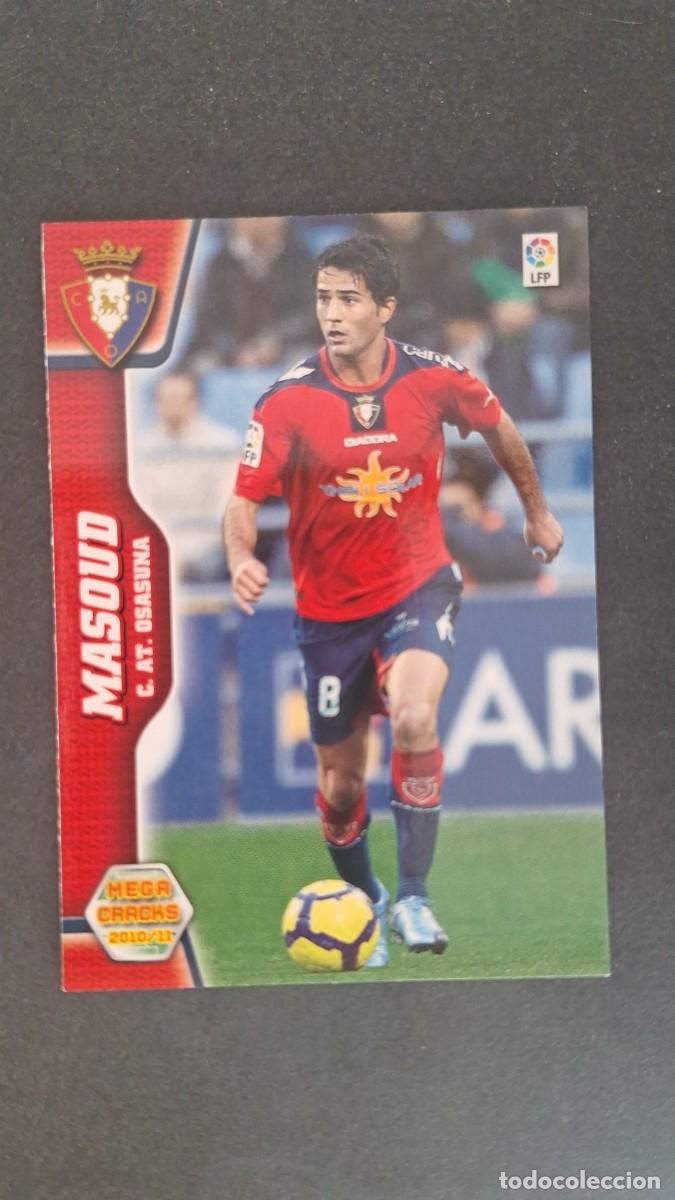 Cromos de F&uacute;tbol: L1 MASOUD C. A. OSASUNA 231 PANINI MEGACRACKS 2010 2011 10 11