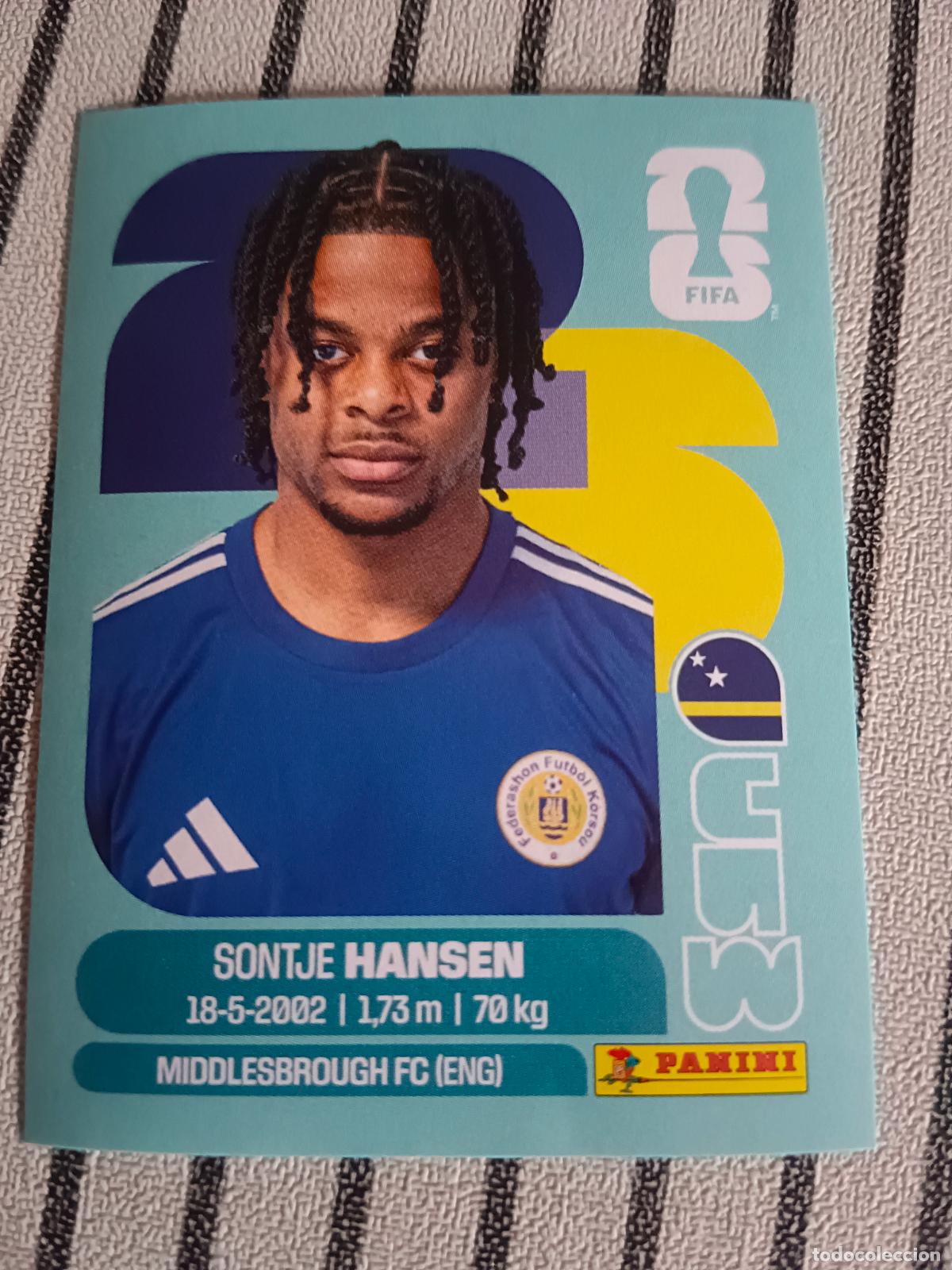 Cromos de F&uacute;tbol: MUNDIAL 2026 ESTADOS UNIDOS USA MEXICO MEJICO CANADA CUW 20 CUW20 SONTJE HANSEN CURAZAO FIFA