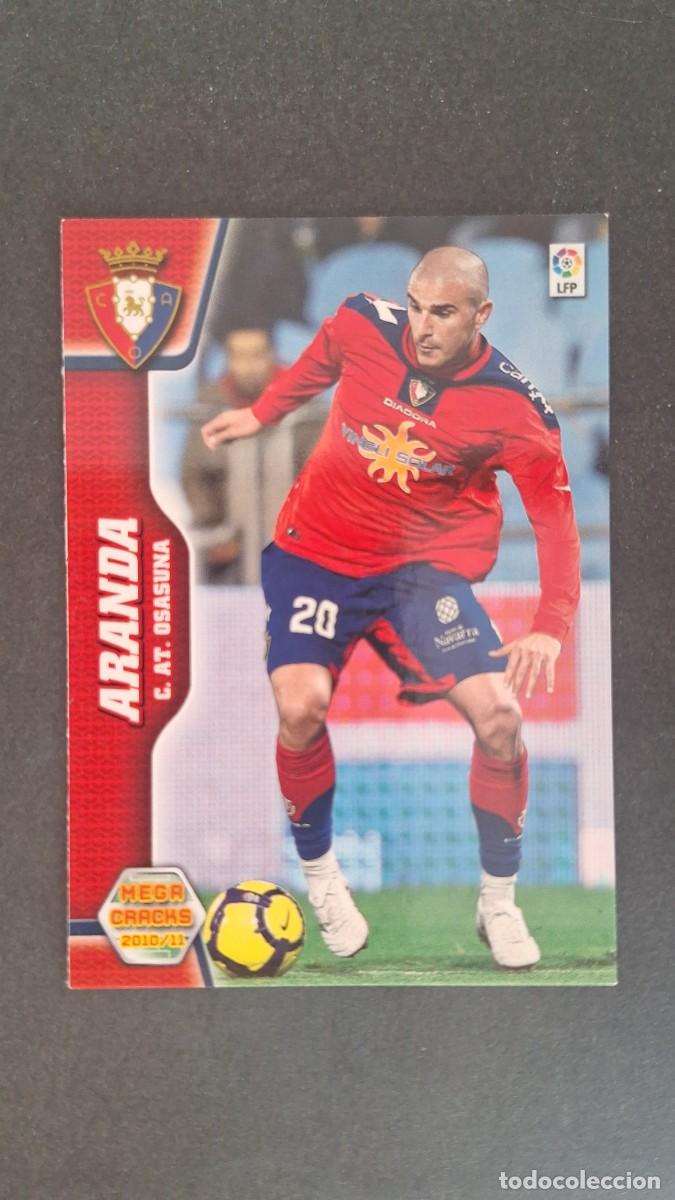Cromos de F&uacute;tbol: L1 ARANDA C. A. OSASUNA 232 PANINI MEGACRACKS 2010 2011 10 11