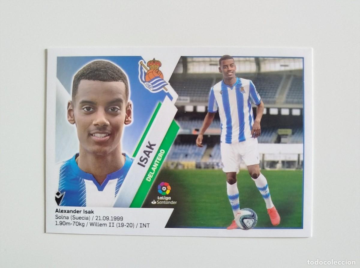 Cromos de F&uacute;tbol: Isak &Uacute;LTIMOS FICHAJES 2 SIN PEGAR Real Sociedad Liga Ediciones Este 19 20 / 2019 2020