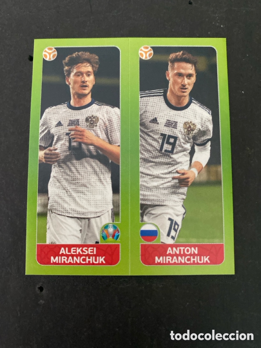 Cromos de F&uacute;tbol: Cromo Mundial Euro 2020 Rusia N* 207b-207a