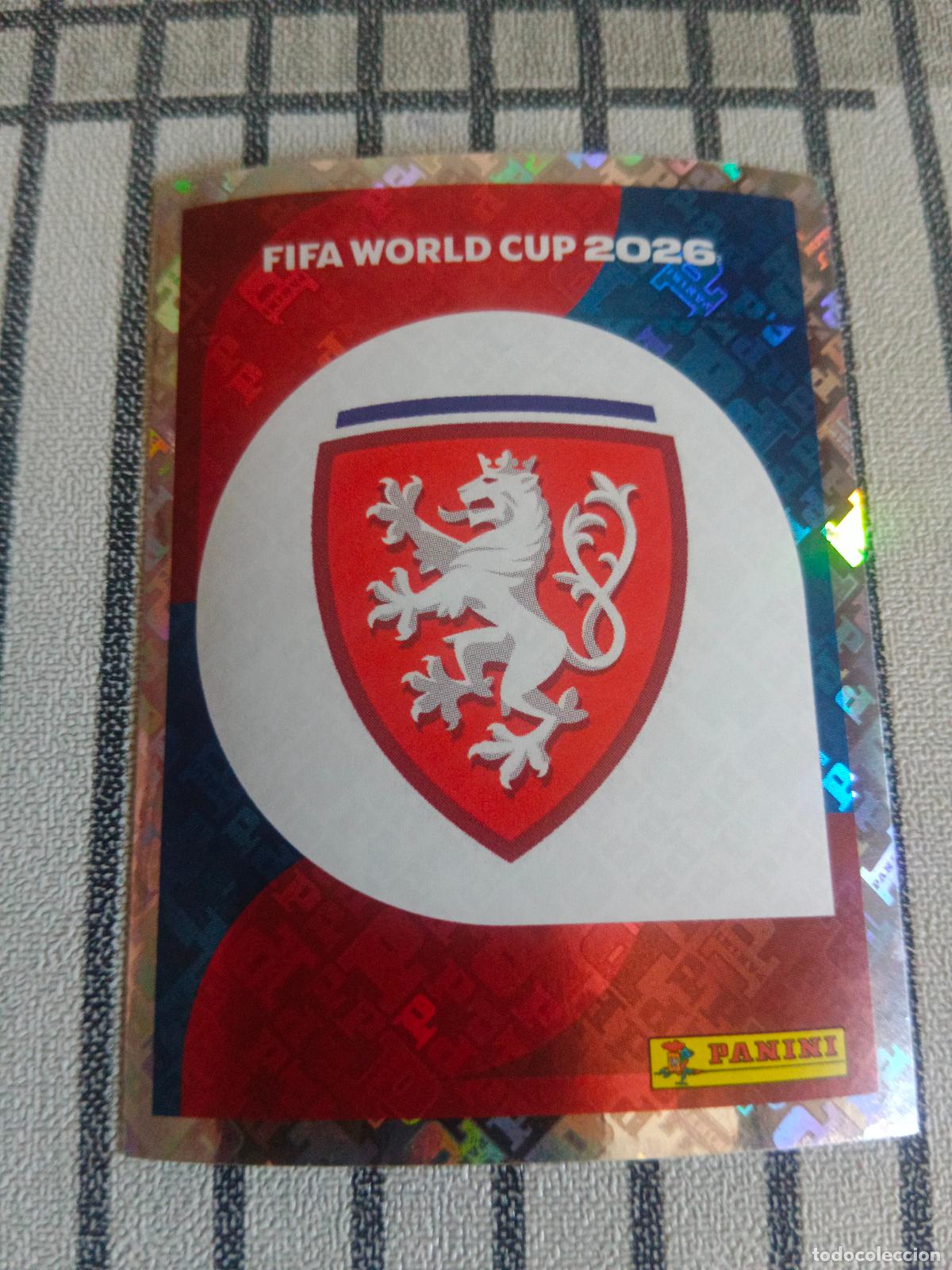 Cromos de F&uacute;tbol: MUNDIAL 2026 ESTADOS UNIDOS USA MEXICO MEJICO CANADA CZE 1 CZE1 ESCUDO REPUBLICA CHECA FIFA