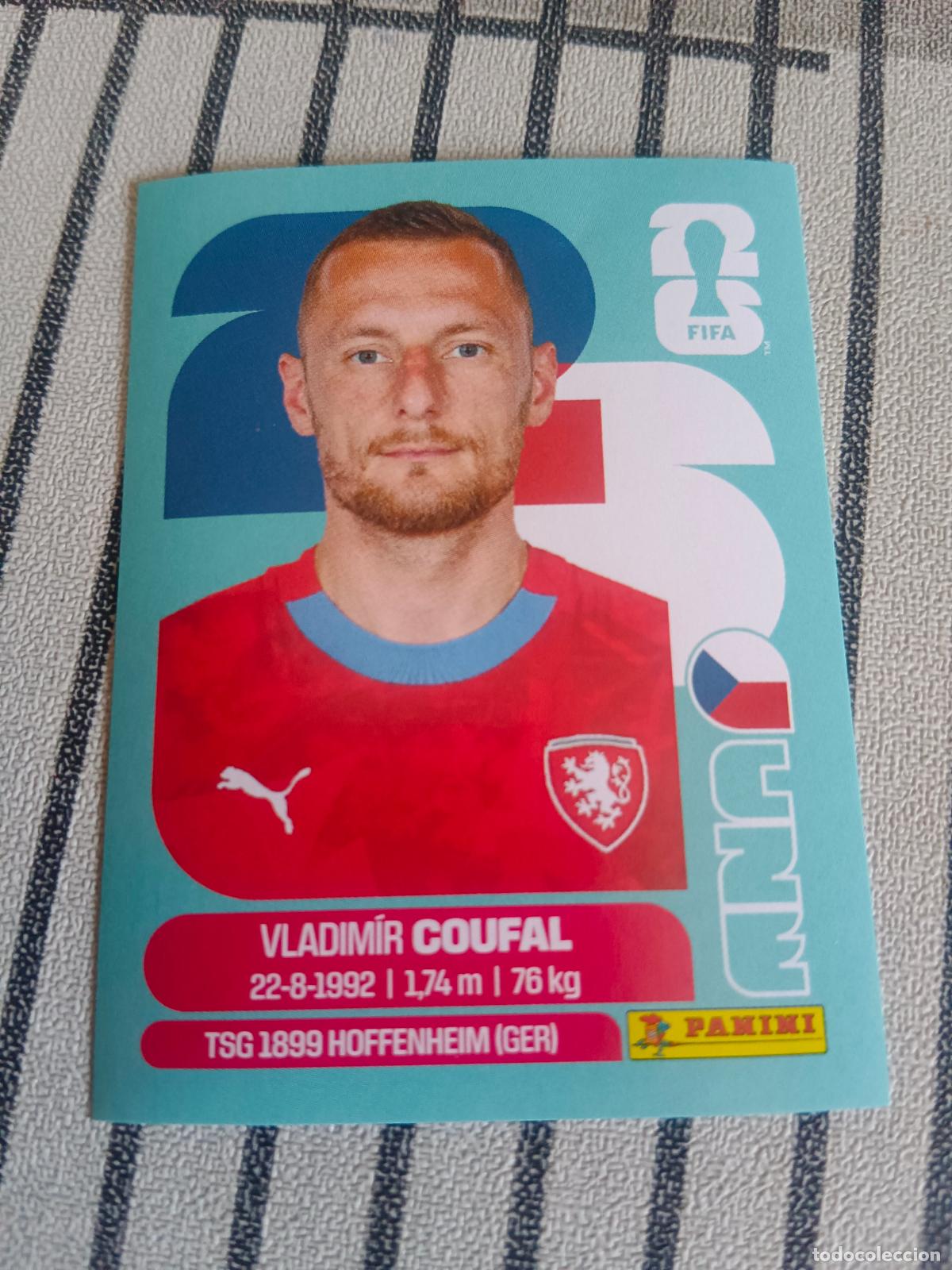 Cromos de F&uacute;tbol: MUNDIAL 2026 ESTADOS UNIDOS USA MEXICO MEJICO CANADA CZE 5 CZE5 VLADIMIR COUFAL REPUBLICA CHECA FIFA