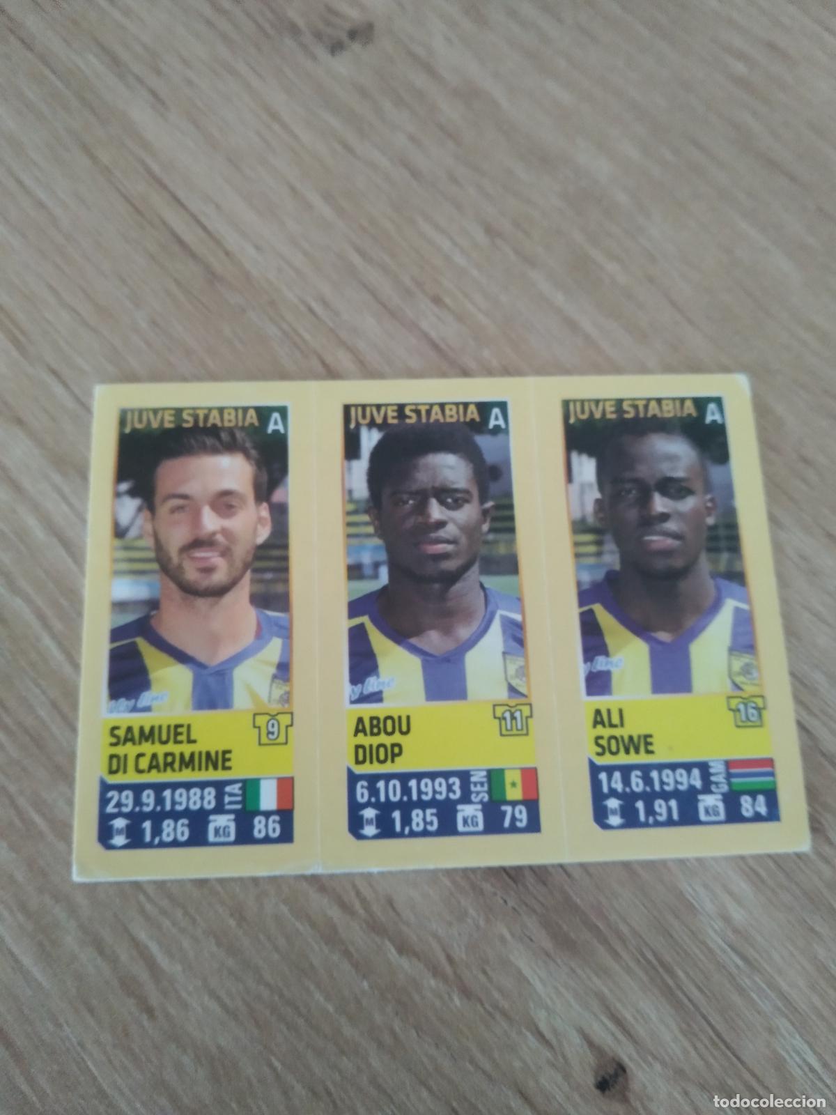 Cromos de F&uacute;tbol: 667 DI CARMINE DIOP SOWE JUVE STABIA CROMO FUTBOL PANINI LIGA ITALIA 13-14 CALCIATORI 2013-2014
