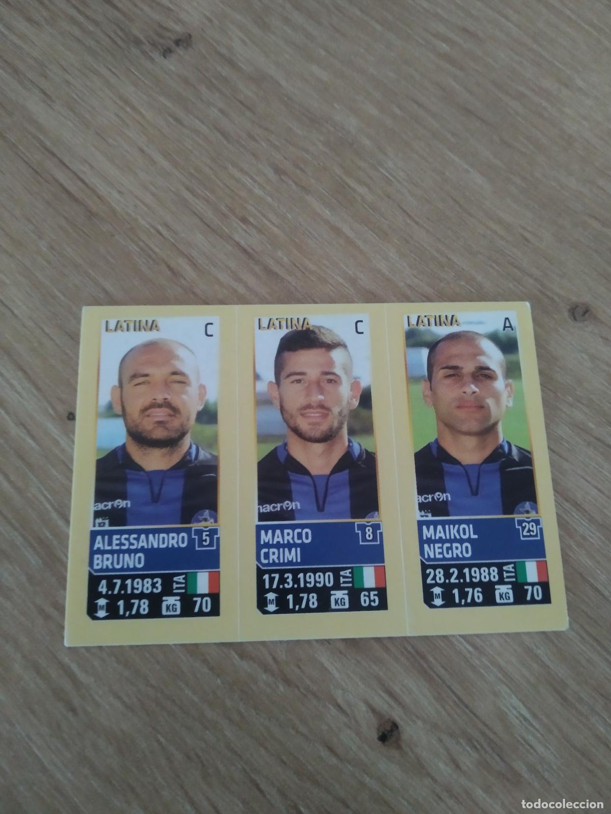 Cromos de F&uacute;tbol: 674 BRUNO CRIMI NEGRO LATINA CROMO FUTBOL PANINI LIGA ITALIA 13-14 CALCIATORI 2013-2014