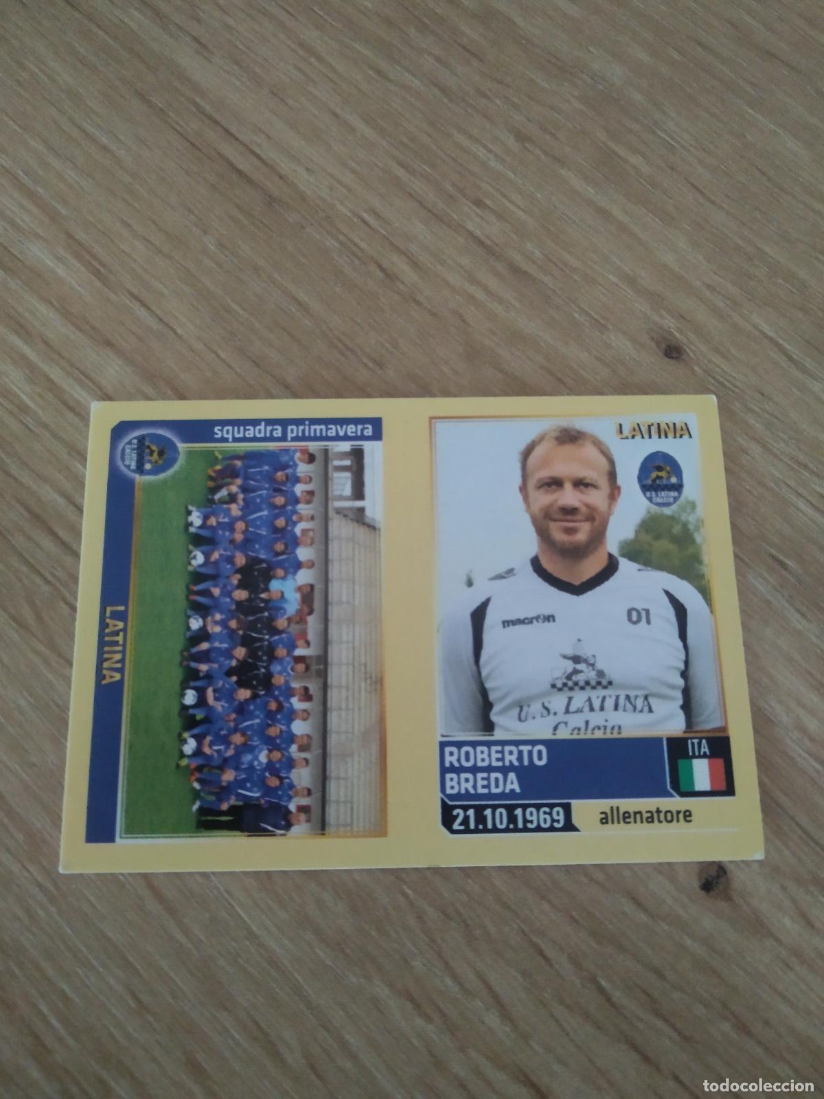 Cromos de F&uacute;tbol: 676 ROBERTO BREDA EQUIPO PLANTILLA LATINA CROMO FUTBOL PANINI LIGA ITALIA 13-14 CALCIATORI 2013-2014