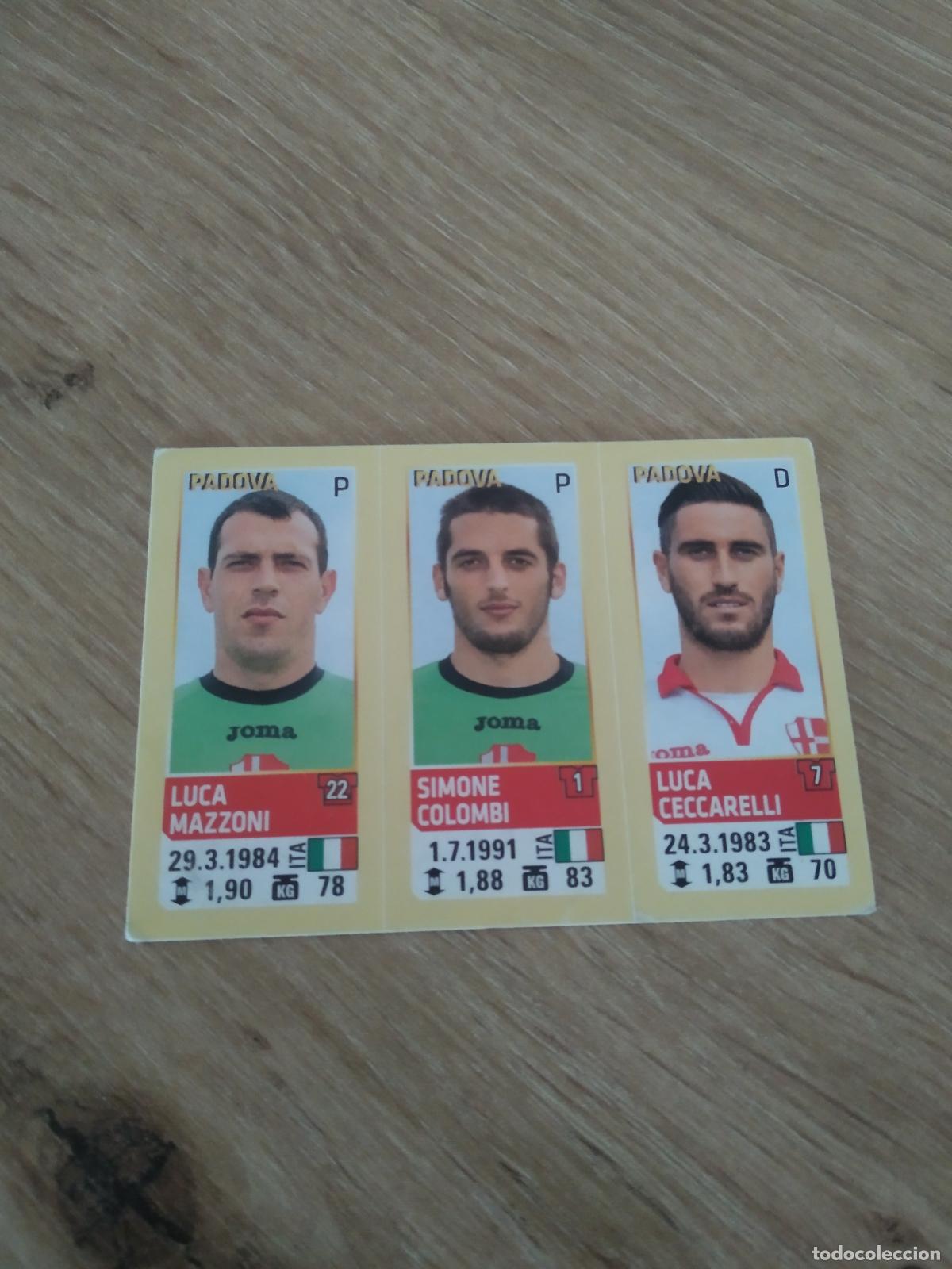 Cromos de F&uacute;tbol: 696 MAZZONI COLOMBI CECCARELLI PADOVA CROMO FUTBOL PANINI LIGA ITALIA 13-14 CALCIATORI 2013-2014