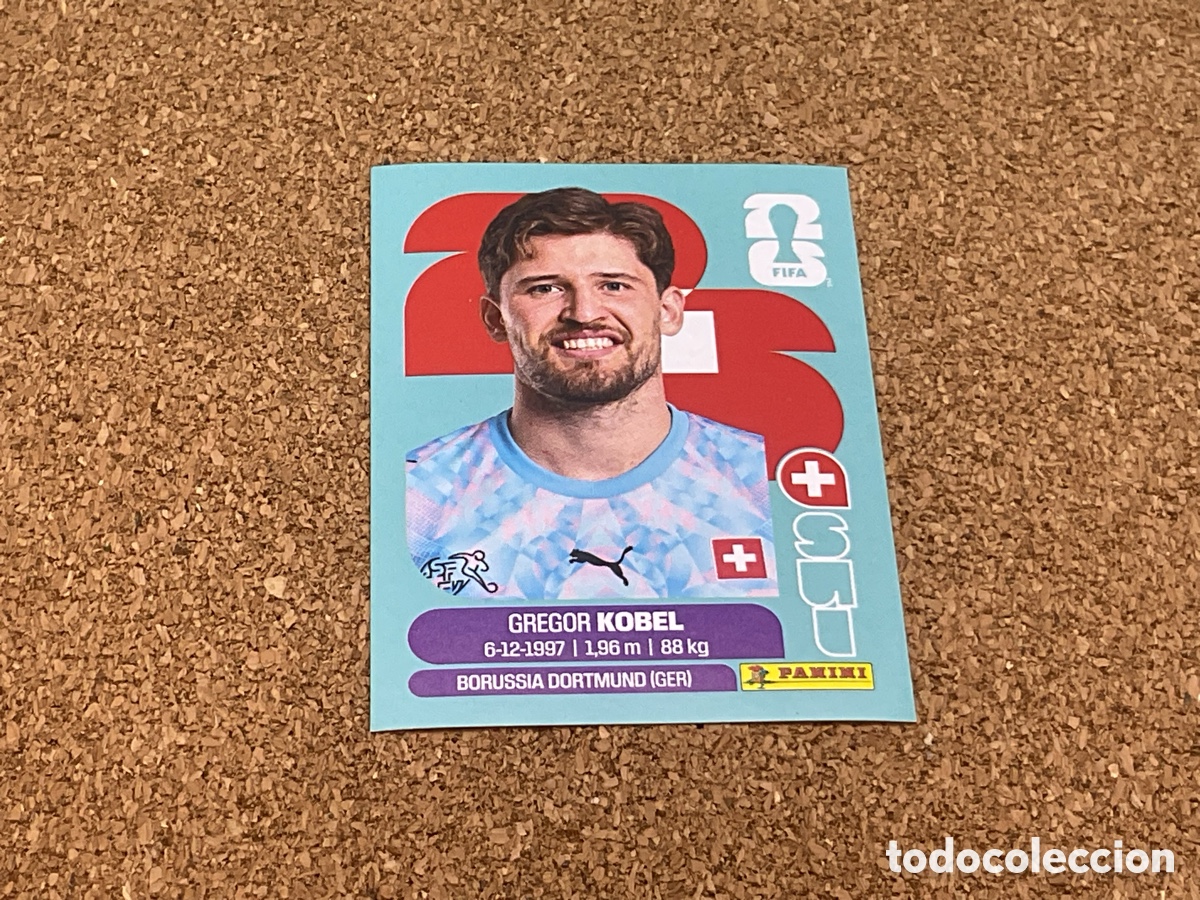 Cromos de F&uacute;tbol: SUiZA / SUI N&ordm;2. GREGOR KOBEL . FIFA WORLS CUP 2026. PANINI