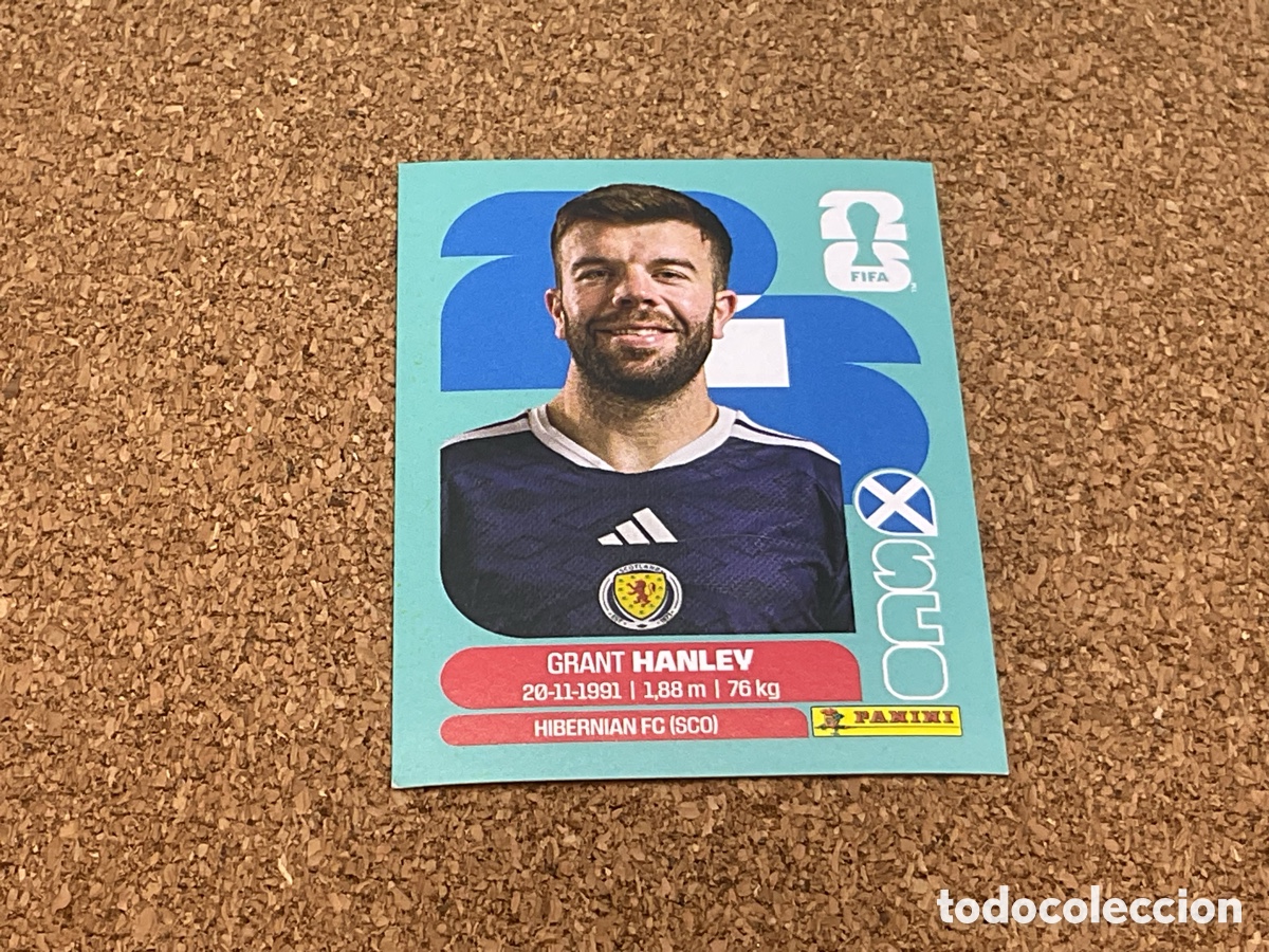 Cromos de F&uacute;tbol: ESCOCIA / SCO. N&ordm; 10 GRANT HANLEV . FIFA WORLS CUP 2026. PANINI